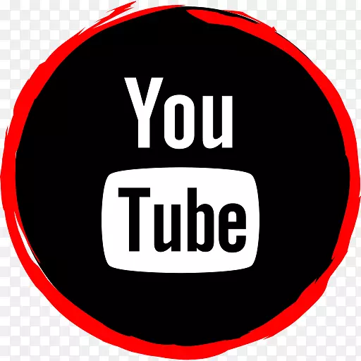 社交媒体youtube标志剪辑艺术电脑图标-社交媒体