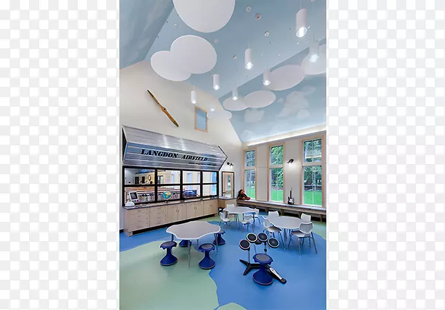 室内设计服务产品设计天花板-图书馆室