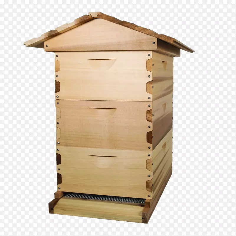 蜂箱架保持水平顶杆蜂箱