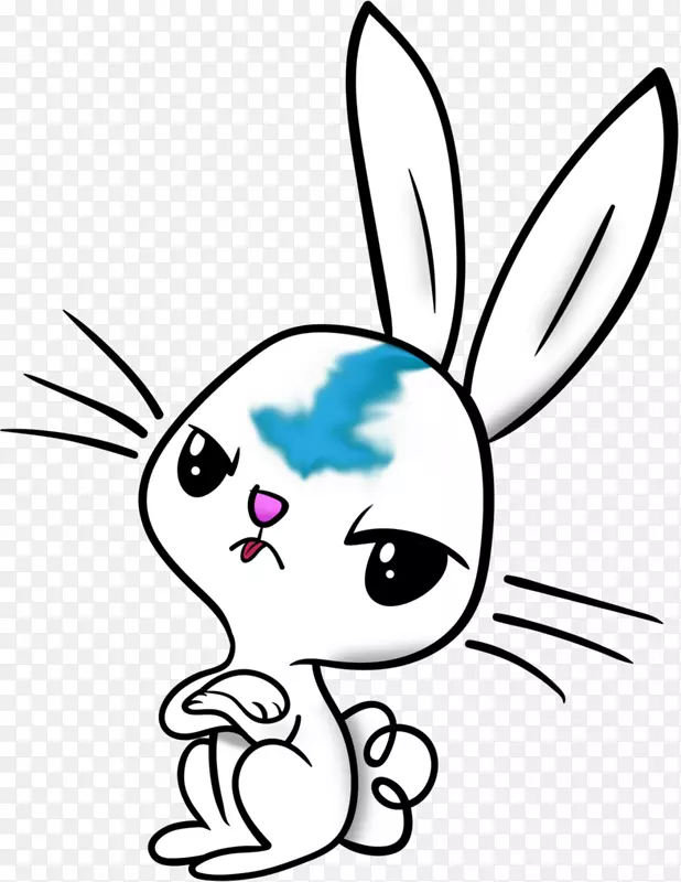 国内兔子复活节兔子剪贴画-头像不和谐