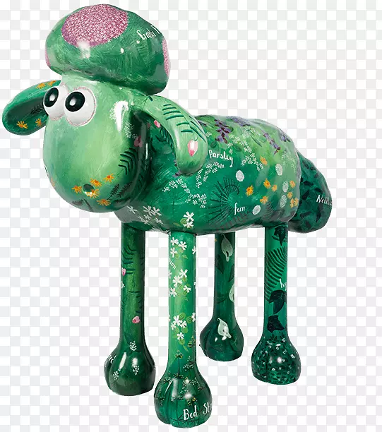 动物雕像马绿色-大蒜气味