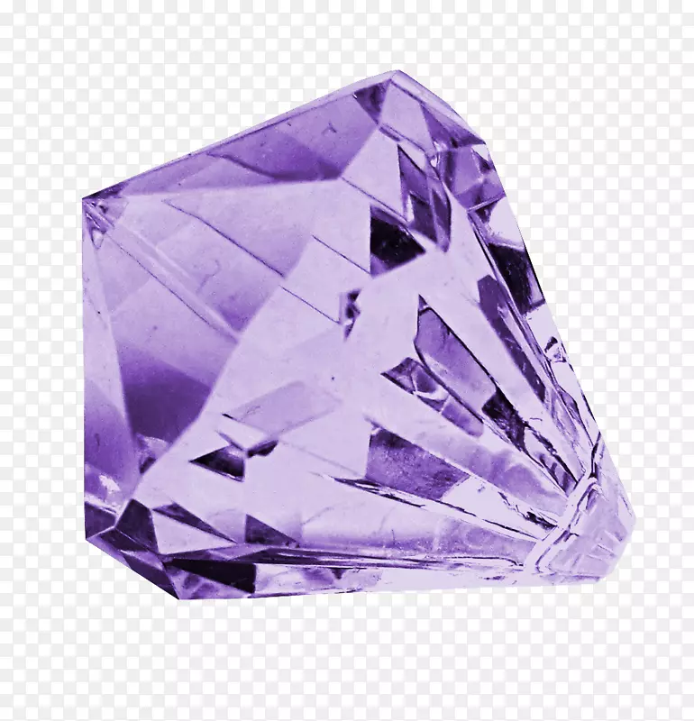 宝石，钻石，紫水晶，锆石晶体-紫色宝石
