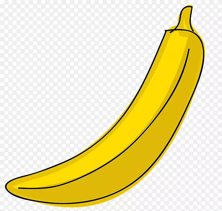 香蕉图像绘制水果动画-香蕉