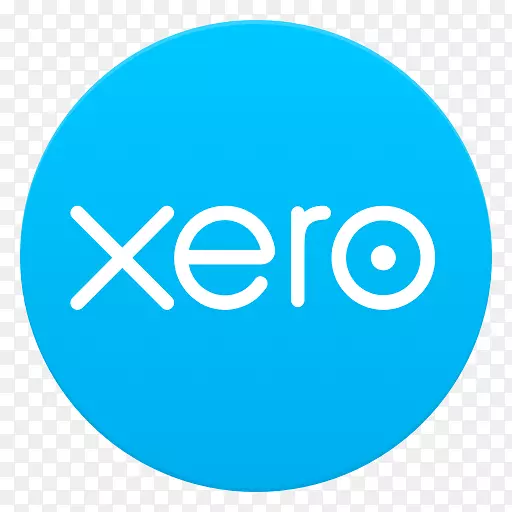 Xero徽标可伸缩图形会计学.会计符号