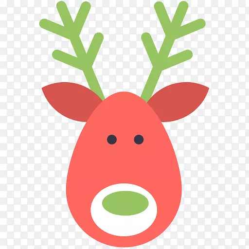 驯鹿剪贴画电脑图标圣诞节-驯鹿