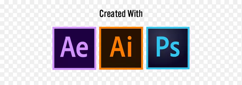Adobe插画师徽标adobe Photoshop adobe Effect adobe系统后效果标识