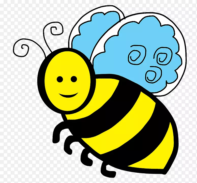 蜜蜂剪贴画蜂巢蜂花粉授粉-蜜蜂