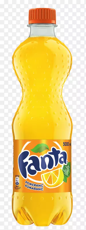 橙汁饮料汽水芬达橙汁软饮料橙汁瓶