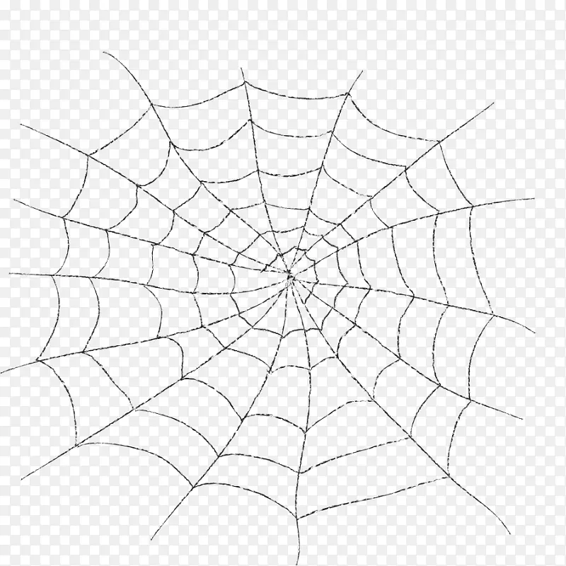 蜘蛛网剪贴画线几何-蜘蛛