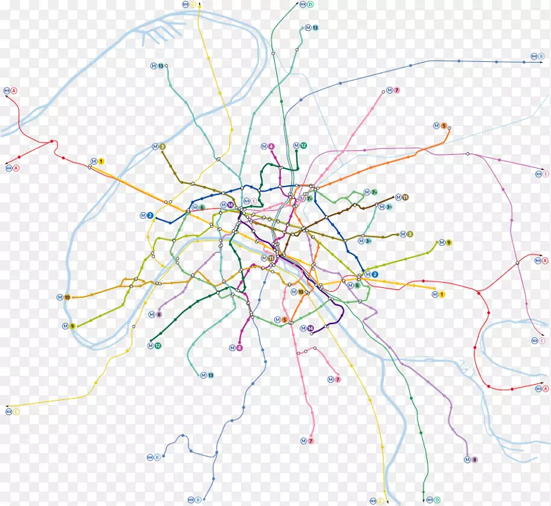 快速过境巴黎métro London地下通勤站-巴黎