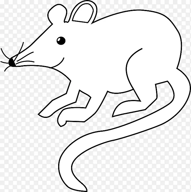 电脑鼠标剪辑艺术猫图像-电脑鼠标