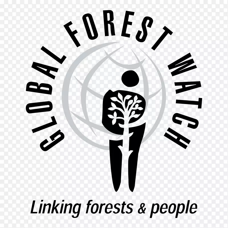 全球森林观察标志可伸缩图形文件格式-手表徽标