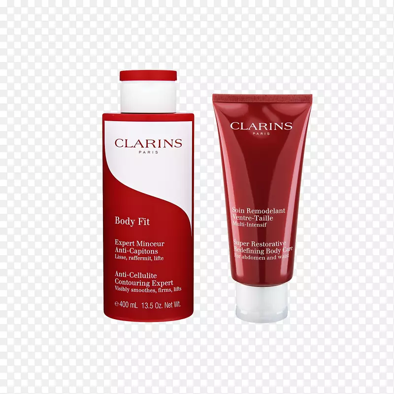Clarin超紧身护肤霜乳液Clarins整形面部提升总v轮廓血清皮肤-Clarins