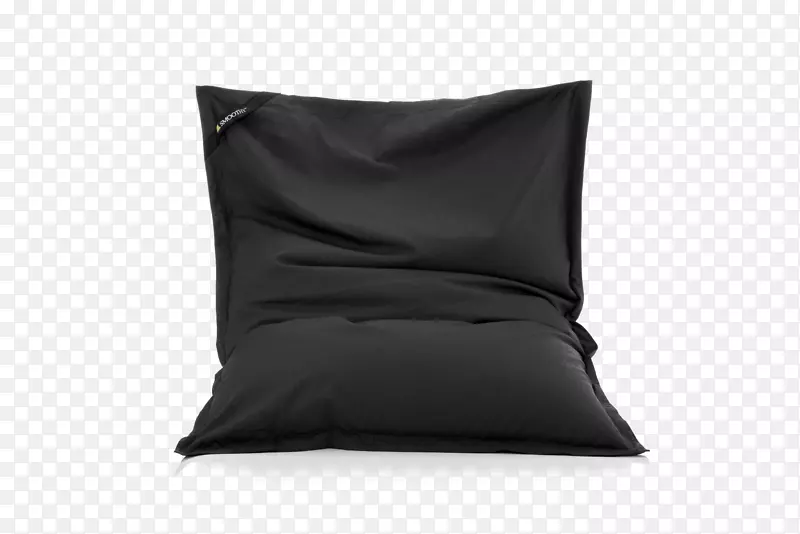 豆袋椅，枕头，羽绒被，光滑的灰色靠垫-枕头