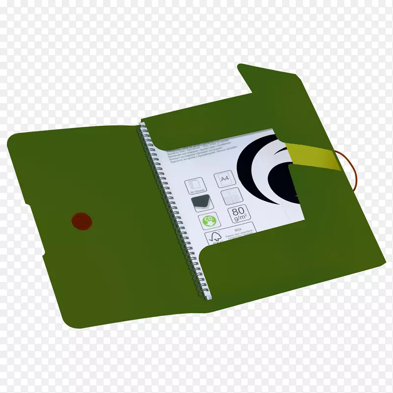 文件文件夹计算机文件绿色标准纸张大小目录-去绿色钱包