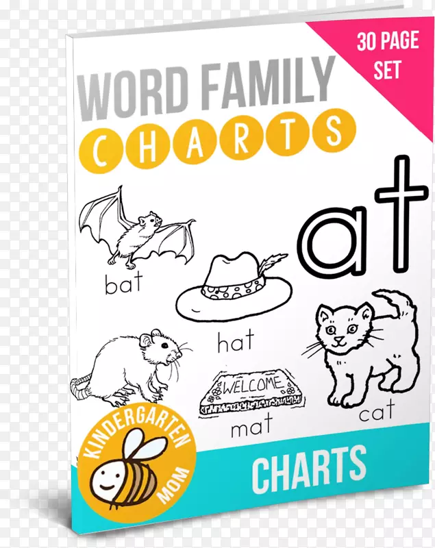 字母幼儿园单词家庭书写拼写单词