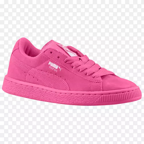 运动鞋，滑冰鞋，篮球鞋，运动服.紫色美洲狮女网球鞋