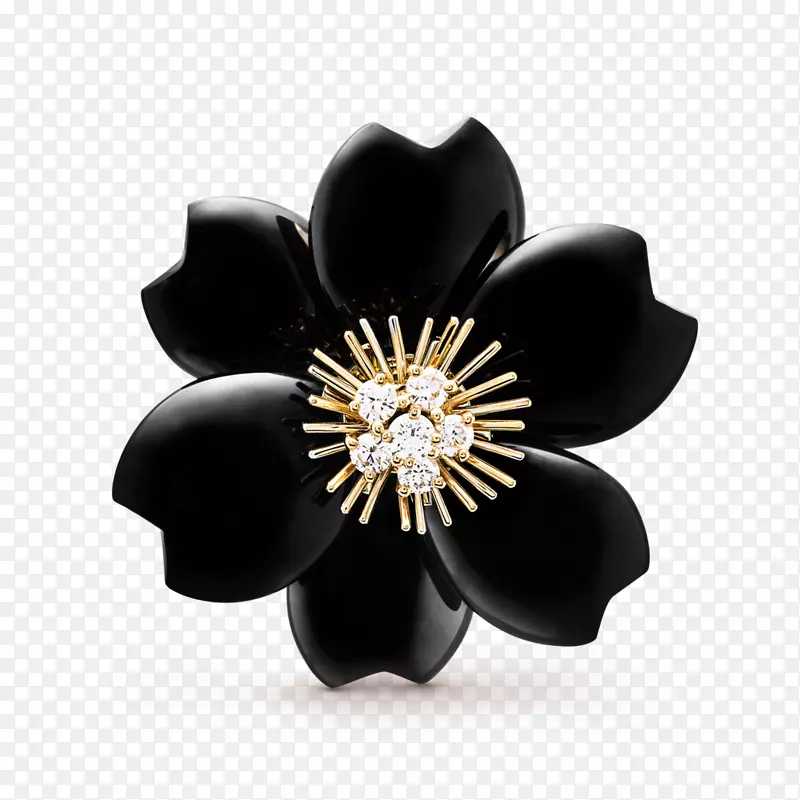 VanCleef&Arpels：Alhambra珠宝胸针金-Kwiat珠宝模型
