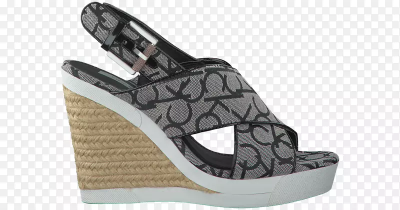 凉鞋Calvin Klein espadrille鞋.凉鞋