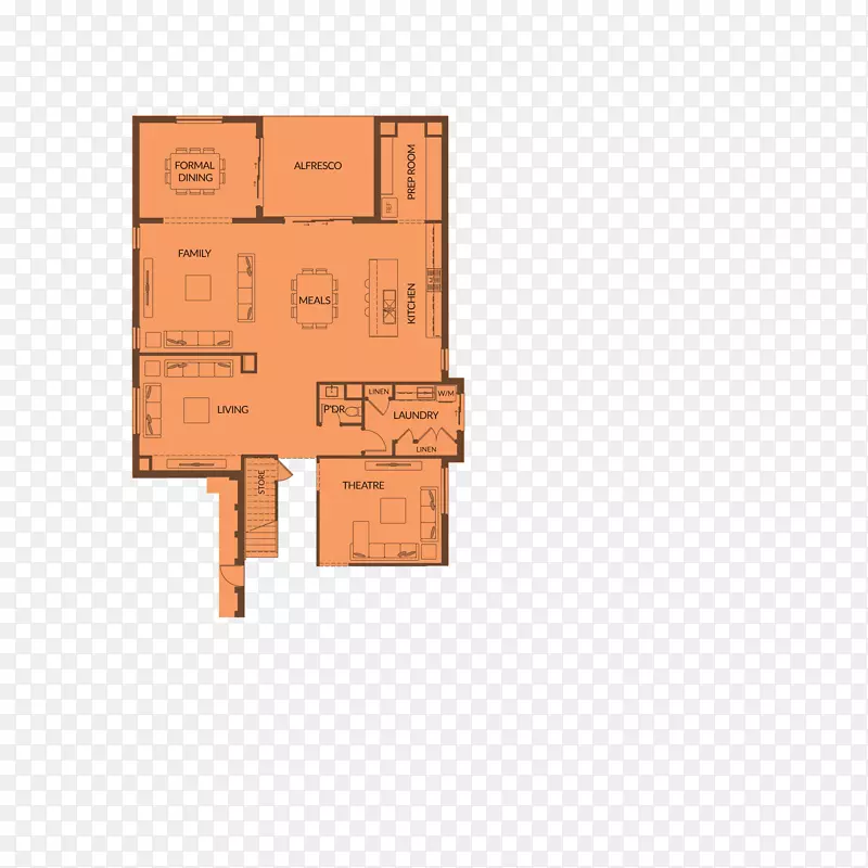 住宅平面图产品设计车库-客人卧室设计理念游戏室