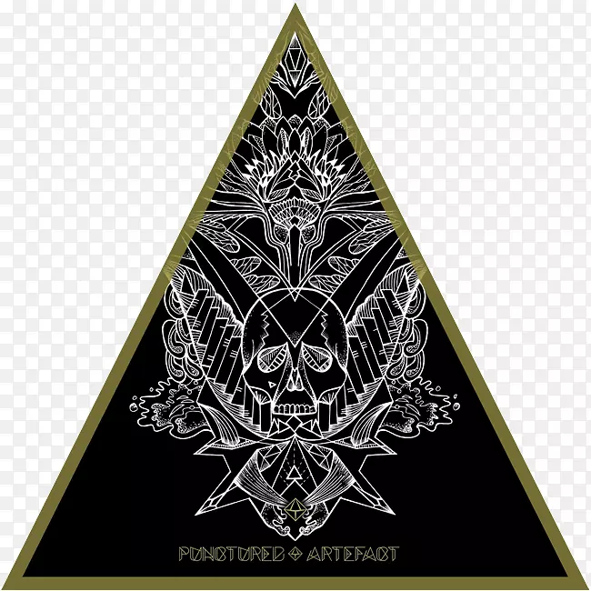 符号彭罗斯三角神圣几何图形闪光符号