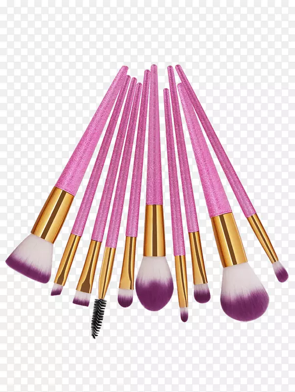 笔刷铅笔紫色产品-专业外观发型