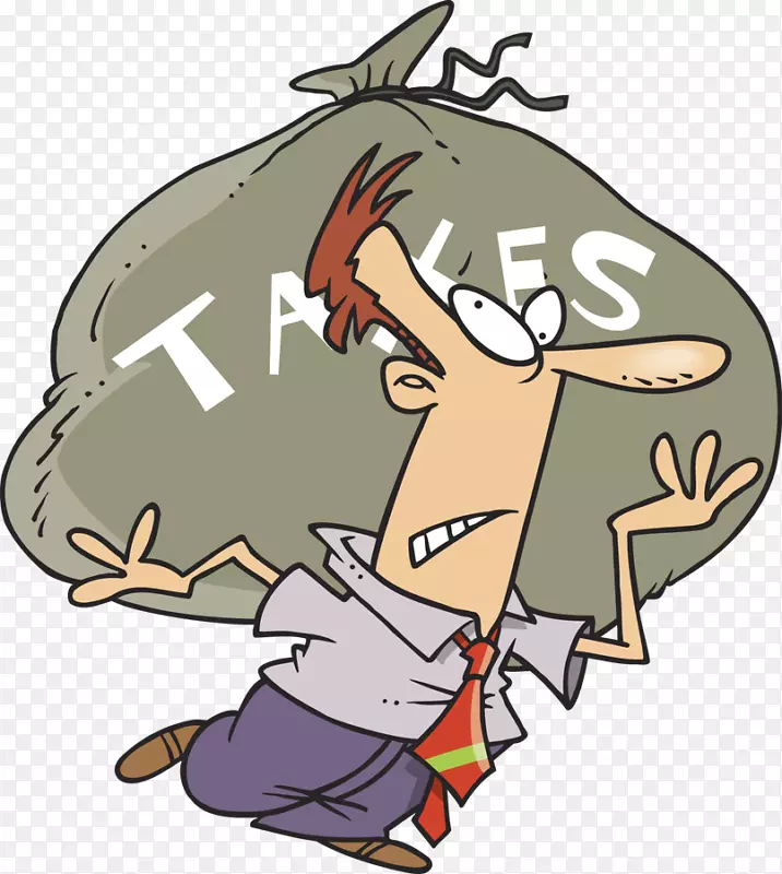 剪贴画联邦遗赠税所得税日税