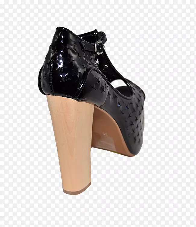鞋跟凉鞋五金鞋女鞋用黑色m设计师鞋