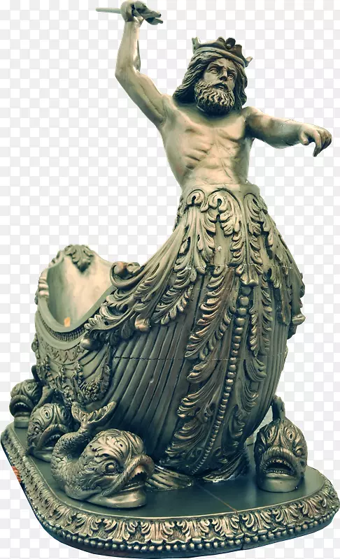 海王星雕像波塞冬梅洛斯雕塑雕像