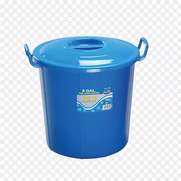 产品设计塑料钴蓝色盖子-10加仑塑料桶