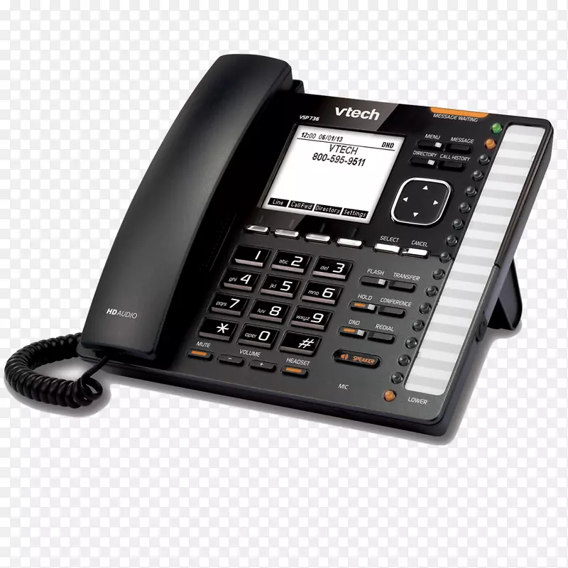 垂直数字增强无绳通信用VoIP电话业务电话系统台式机.VTech无线耳机