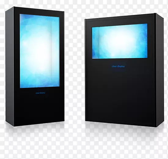 电脑显示器多媒体平板显示互动亭产品设计展位显示