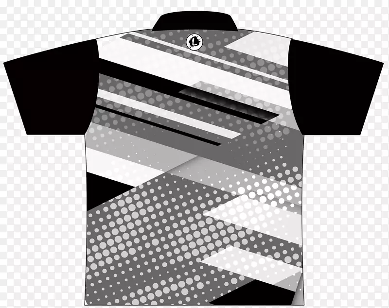 黑色t恤产品设计风暴牌男式保龄球衫