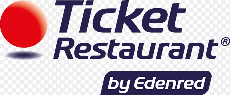 餐券Edenred徽标餐厅-门票背景