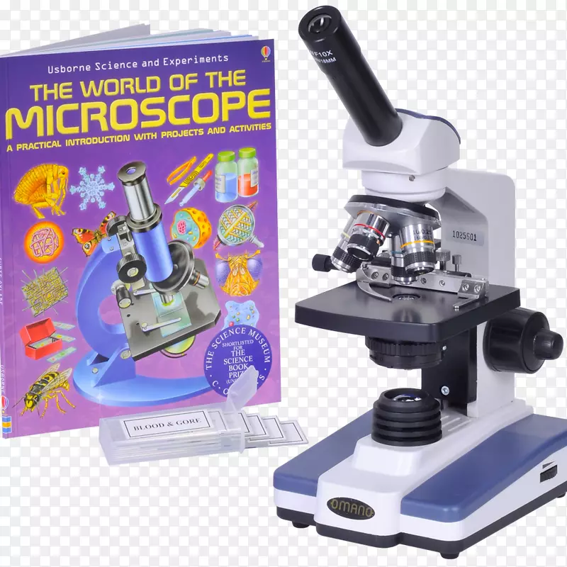 光学显微镜omano om136-c单目复合显微镜数码显微镜om20-1lp 20x立体解剖学生显微镜珠宝商百叶窗100 x