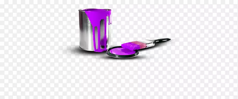 产品设计紫色车身首饰.水彩工具