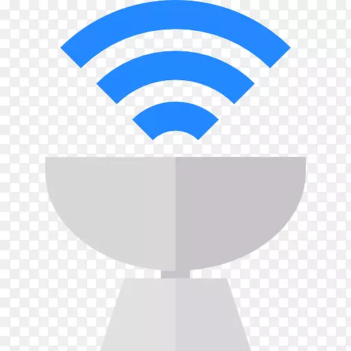 宽带wi-fi互联网服务提供商徽标无线网络天线