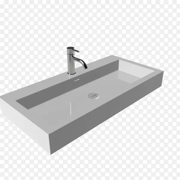 水龙头手柄和控制厨房水槽浴室台面传统浴室设计理念