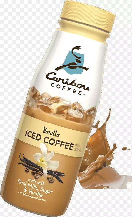 冰咖啡厅拿铁咖啡-北美驯鹿冰咖啡