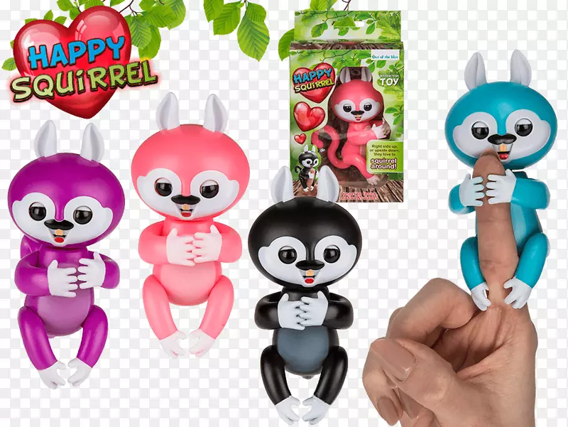 网上购物松鼠玩具游戏“维塞尔”-兴奋的松鼠