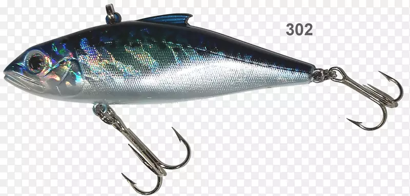 勺子诱饵，塞子跳闸，渔饵和诱饵.蓝色鲭鱼诱饵夹具