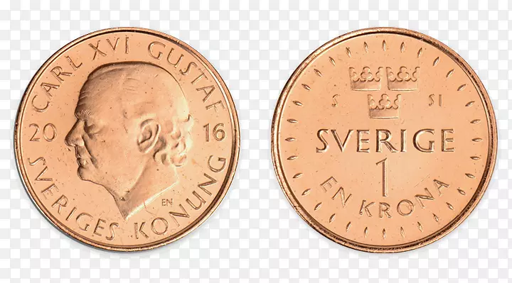 瑞典克朗挪威1克朗-瑞典货币硬币