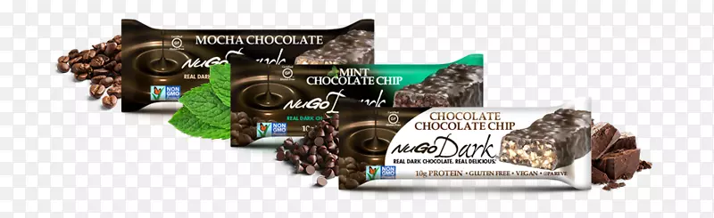 巧克力棒Nugo黑巧克力片条-1.76盎司包-黑巧克力营养