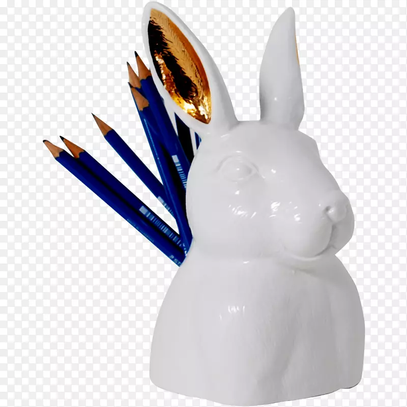 国内兔子复活节兔形象-兔碟套