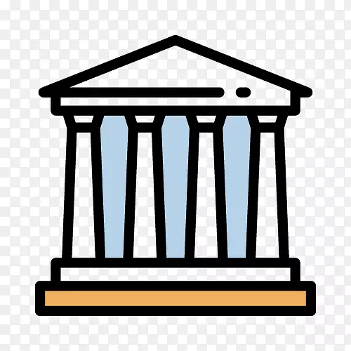 图形法庭版税-免费银行插图-庙宇