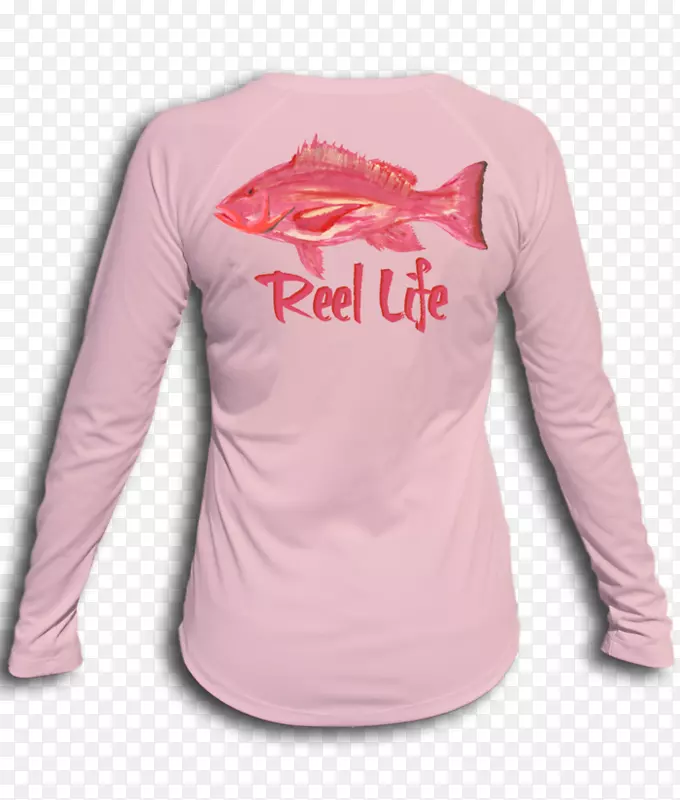 t恤袖北红笛鲷服装-卷轴女渔队
