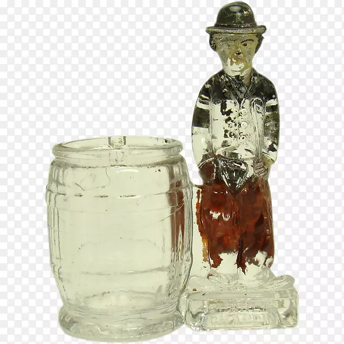 玻璃瓶容器收藏古董玻璃糖果容器