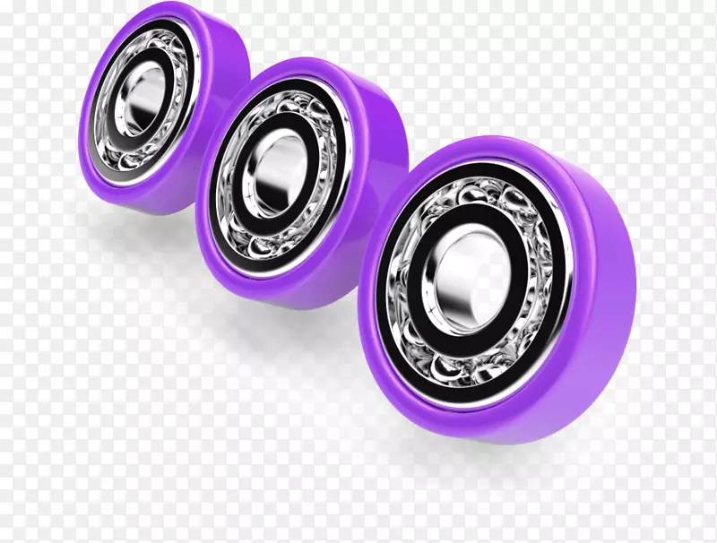合金轮毂产品设计紫色-制造您自己的烦躁旋转器。