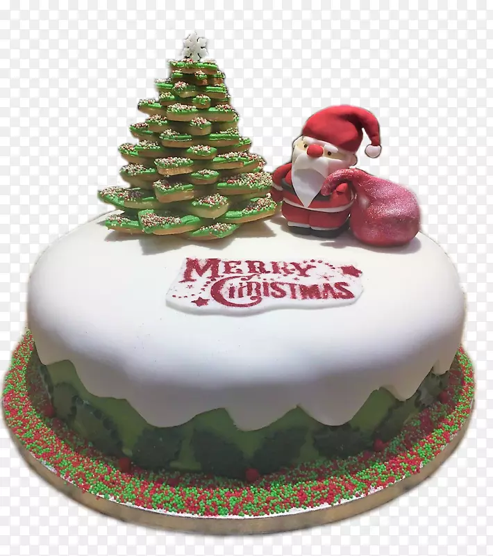 圣诞蛋糕装饰圣诞树-圣诞蛋糕