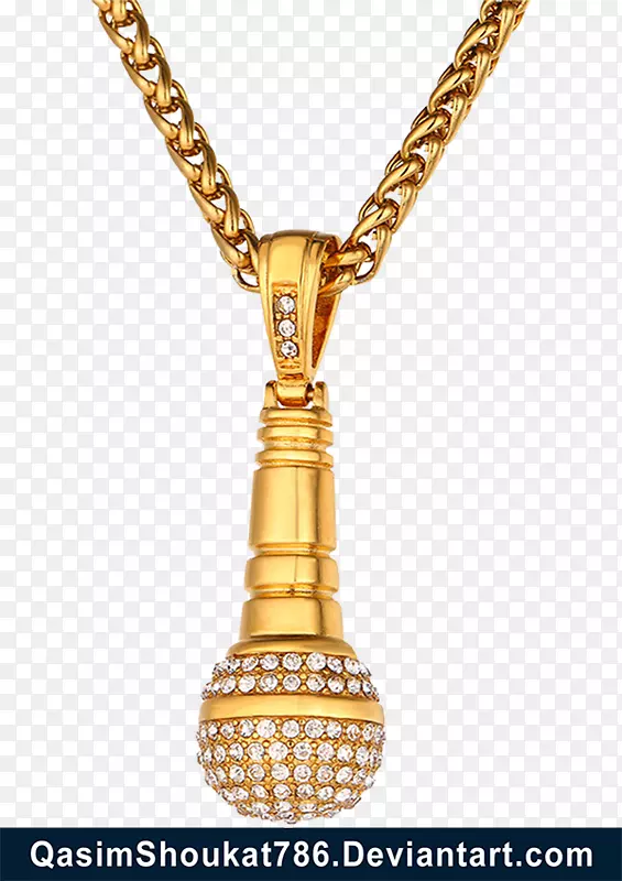 项链、魅力和吊坠、珠宝、黄金仿制宝石和莱茵石-项链